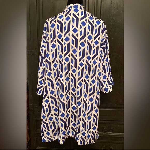 Chico’s Reversible colorful print kimono OS - Picture 9 of 11